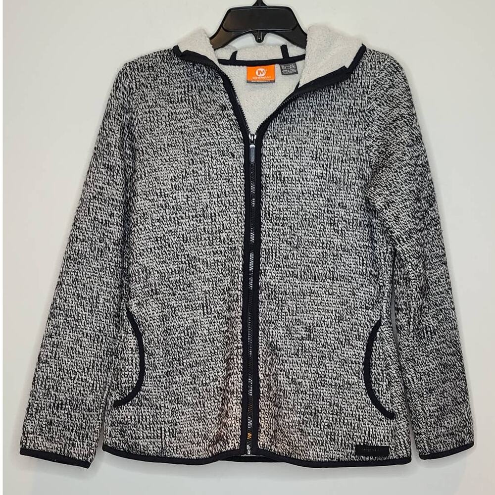 Merrell lined full zip hooded sweater jacket - small